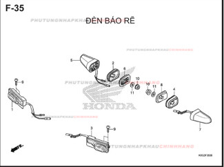 F35 – ĐÈN XI NHAN – HONDA SUPER CUB C125 (K0G)