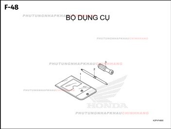 F48 – BỘ DỤNG CỤ – HONDA WINNER R 150 (K2PT)