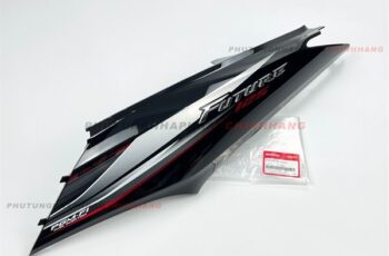 Ốp sườn Future 125 2014 2015 màu Đen Bóng tem Đỏ bên Trái, Bụng sau Ốp thân xe Fu mập 125 2012 2013 2016 2017