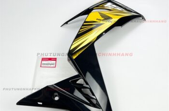 Cánh yếm Winner 150 V1 2017 màu Đen Bóng tem Vàng bên Phải, Yếm trước Cánh gà Winner V1 K56 2016 2018