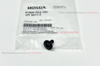 Ốc Vít dàn áo Honda 5×11.5 Đen đầu Dù, Vít HONDA 5×11.5 sử dụng chung nhiều xe