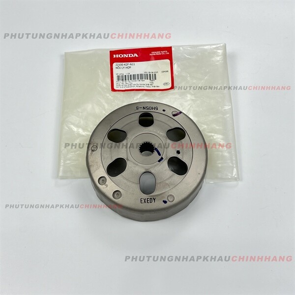 Chuông nồi (EXEDY) Vision 110 2015-2025, Nồi ly hợp Vision 110 K2C K44 2016 2017 2018 2019 2020 2021 2022 2023 2024 - 22100K2FN11