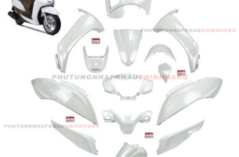 Bộ dàn áo Lead 125 2015 màu Trắng (14 món) bản Tiêu Chuẩn, Cao Cấp, Dàn vỏ nhựa màu Lead 125 K12 2013 2014 2016