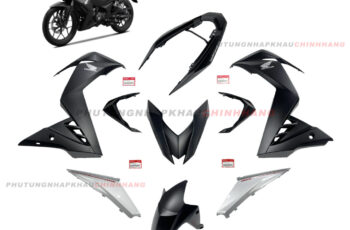 Bộ dàn áo Winner 150 V1 2016 màu Đen Nhám (9 món) chính hãng, Dàn vỏ nhựa màu Winner V1 K56 2017 2018