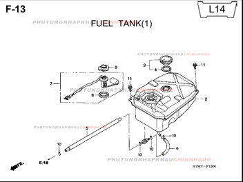F13 – BÌNH XĂNG (1) – HONDA FUTURE II NEO X 125