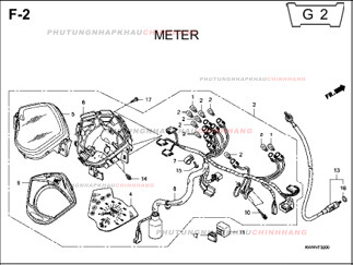 F2-1 – ĐỒNG HỒ (2012) – HONDA WAVE S RS RSX 110 (KWW)