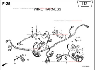 F25 – BÓ DÂY – HONDA WAVE S RS RSX 110 (KWW)