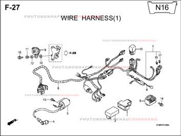 F27 – BÓ DÂY (1) – HONDA FUTURE II NEO X 125