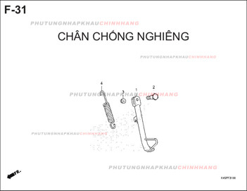 F31 – CHÂN CHỐNG NGHIÊN – HONDA CBR 150R (K45R)