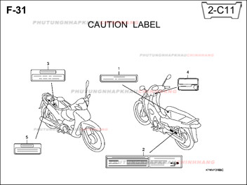 F31 – NHÃN CẢNH BÁO – HONDA FUTURE II NEO X 125