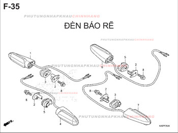 F35 – ĐÈN XI NHAN – HONDA CBR 150R (K45R)