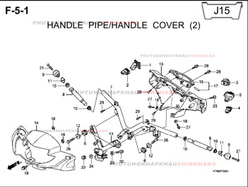F5-1 – ỐP TAY LÁI (2) – HONDA FUTURE II NEO X 125