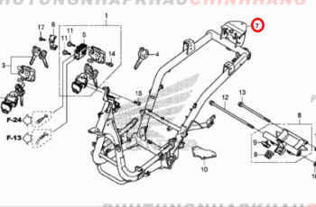 Khung xe Lead 125 2013 2014 2015, Sườn xe Lead 125