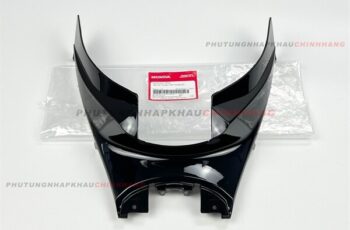 Ốp trung tâm Air Blade 110 2011 2012 màu Đen Bóng, Ốp nhựa cốp yên AB 110 Đầu Bò