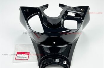 Yếm ổ khóa Air Blade 110 2011 2012 màu Đen Bóng, Tấm ốp yếm trên AB 110 Đầu Bò