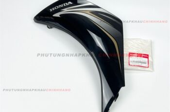 Cánh yếm Air Blade 110 2012 màu Đen Bóng bên Trái tem Đen Vàng, Cánh gà Ốp hông trước AB 110 Đầu Bò 2011