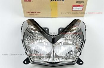 Đèn pha trước màu Đen Air Blade 110 2012, AB Đầu Bò, Chóa đèn trước Air Blade 110 Béo 2011