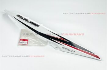 Ốp sườn Dưới Air Blade 110 2012 màu Trắng bên Phải tem Trắng Đỏ, Bụng sau Ốp thân dưới AB 110 Đầu Bò 2011