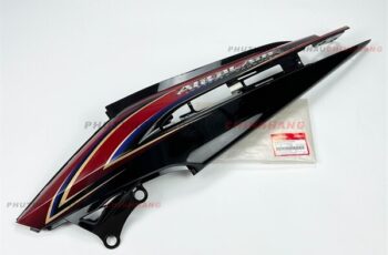 Ốp sườn AB 110 2008 màu Đen Bóng bên Trái tem Đỏ Xăng Cơ, Ốp thân Bụng sau Air Blade 110 Chế cơ Bình xăng con