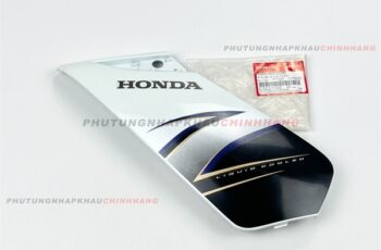 Yếm trước Air Blade 110 2008 màu Trắng bên Trái tem Xăng Cơ, Cánh gà Ốp yếm AB 110 Fi Phun xăng Chế cơ 2009 2010