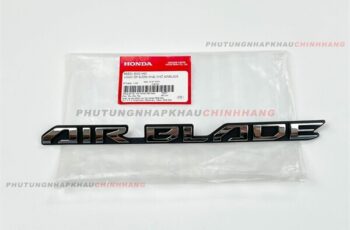 Tem ốp sườn Phải Air Blade 110 2011 2012, AB Đầu Bò, Logo Tem chữ nổi Air Blade 110 Béo
