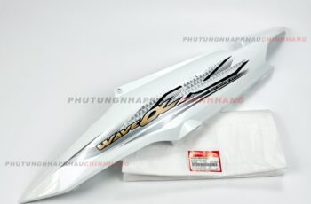 Ốp sườn Trái Wave A 110 2017 màu Trắng tem bản Tiêu Chuẩn, Bụng sau Wave Alpha Lớn 2018 2019 2020 2021 2022 2023 2024 2025