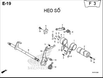 E19 – HEO SỐ – HONDA WAVE RSX 110 (K07)