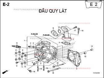 E2 – ĐẦU QUY LÁT – HONDA WAVE RSX 110 (K07)