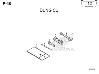F48 – DỤNG CỤ – HONDA WAVE RSX 110 (K07)