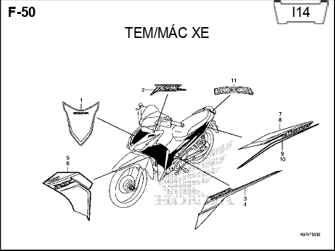 F50 – TEM XE – HONDA WAVE RSX 110 (K07)