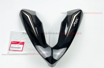 Mặt nạ nhỏ Wave RSX 110 2016 màu Đen Bóng tem Trắng Đen Vành Nam Hoa, Bộ ốp trước trên Wave Rsx 110 Fi Bxc 2017 2018 2019