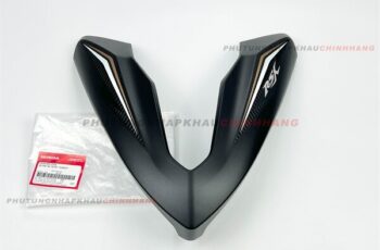 Mặt nạ nhỏ Wave RSX 110 2016 màu Đen Nhám tem Trắng Đen Vành Đúc, Bộ ốp trước trên Wave Rsx 110 Fi Bxc 2017 2018 2019