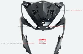 Mặt nạ lớn Wave RSX 110 2015 màu Đen Bóng tem Đen Xám, Bộ mặt nạ trước Wave Rsx 110 Fi Bình Xăng Con 2016 2017 2018 2019