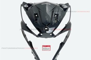 Mặt nạ lớn Wave RSX 110 2017 màu Đen Bóng tem Honda Vành Nam Hoa, Bộ mặt nạ trước Wave Rsx 110 Fi Bình Xăng Con 2015 2016 2018 2019
