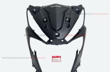 Mặt nạ lớn Wave RSX 110 2018 2019 màu Đen Nhám tem Xám Xanh Đen Vành Đúc, Bộ mặt nạ trước Wave Rsx 110 Fi 2015 2016 2017