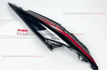 Ốp sườn Phải Wave RSX 110 2016 màu Đen Bóng tem Đỏ Đen, Bụng sau Wave Rsx 110 Vành Nan Hoa 2015 2017 2018 2019
