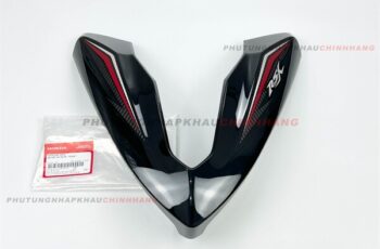 Mặt nạ nhỏ Wave RSX 110 2016 màu Đen Bóng tem Đỏ Đen Vành Nam Hoa, Bộ ốp trước trên Wave Rsx 110 Fi Bxc 2017 2018 2019
