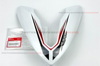 Mặt nạ nhỏ Wave RSX 110 2017 màu Trắng tem Trắng Đen, Bộ ốp trước trên Wave Rsx 110 Fi Bxc 2015 2016 2018 2019