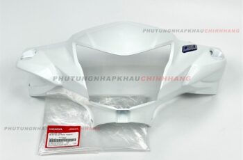 Ốp đầu Wave RSX 110 2015-2025 màu Trắng (Phanh Đùm), Nắp trước tay lái Wave Rsx 110 Thắng đùm 2017 2019 2021 2022 2023 2024