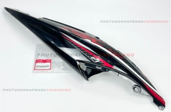Ốp sườn Phải Wave RSX 110 2017 màu Đen Bóng tem Đỏ Đen, Bụng sau Wave Rsx 110 Vành Nan Hoa 2015 2016 2018 2019