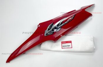 Ốp sườn trái Wave alpha 100 2006 2007 2008 2009 2010 đỏ đun tem 06, ốp thân trái alpha 2011 2012 2013 2014 2015 2016