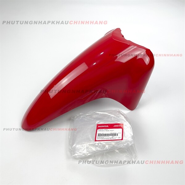 Dè trước Wave Alpha 100 RS100 2006 2007 2008 2009 2010 đỏ tươi, chắn bùn trước Alpha 100 2011 2012 2013 2014 2015 2016 - 61100KTL640ZC